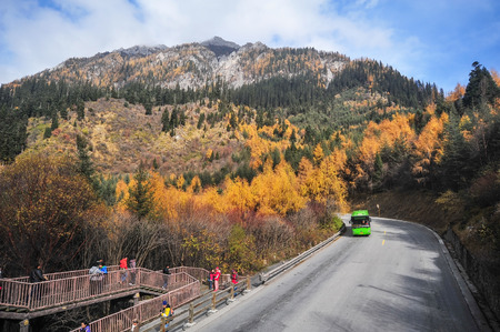 Jiuzhaigou National Parkのeditorial素材