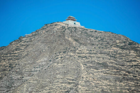 Temple on a hilltop in Chinaの写真素材