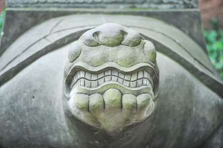 Stone carving in Chinaのeditorial素材