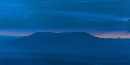 Sunset on Valley Viewの写真素材