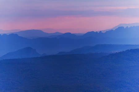 Sunset in Valley Viewの写真素材