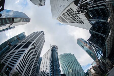 Singapore cityscape view