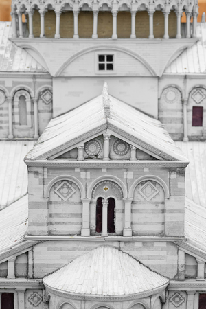 Photo: Roman architectural window wallsの写真素材