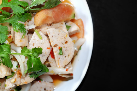 Pork spicy Saladの写真素材