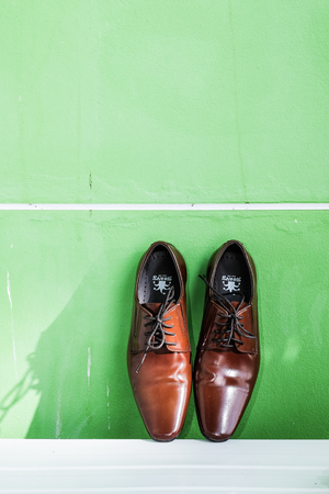 leather shoes vintageのeditorial素材