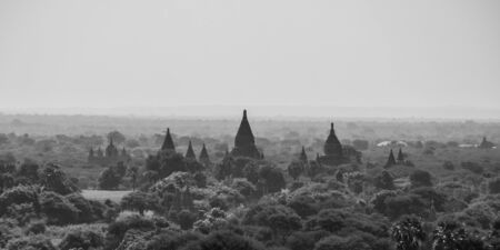 temples in Bagan, Myanmarの写真素材