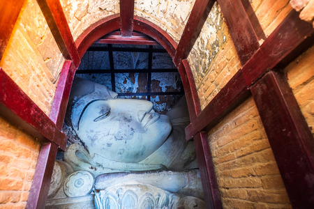 Buddha in Bagan, Myanmarのeditorial素材