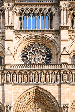 Notre Dame Cathedral - Parisの写真素材