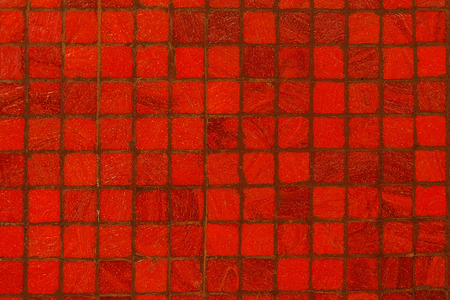 Red tile patternの写真素材