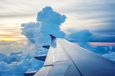 Image plane of the wingの写真素材