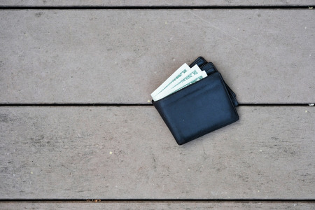 A man lost wallet on the ground