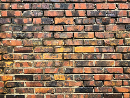 Brick wall background detail and close upの写真素材