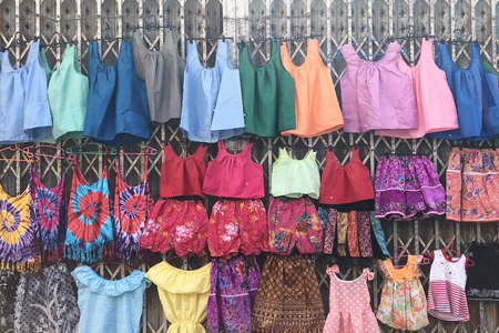 Causal Thai traditional style top ( Thai corset-cover top)の写真素材