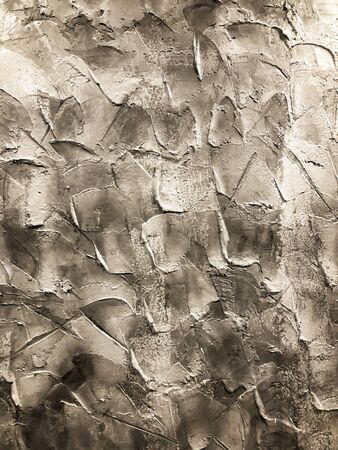 Hand made  cement wall close up detail and textureの写真素材