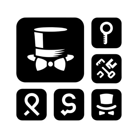set of icons on a theme men's health in black and whiteのイラスト素材