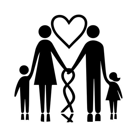 family love design, vector illustration eps10 graphic flat style iconのイラスト素材