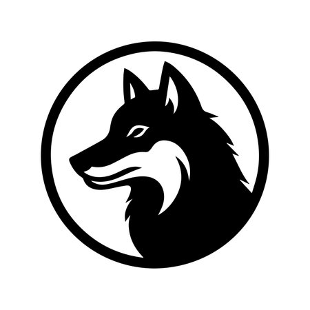 Wolf head icon. Wolf head vector icon. Wolf head vector icon