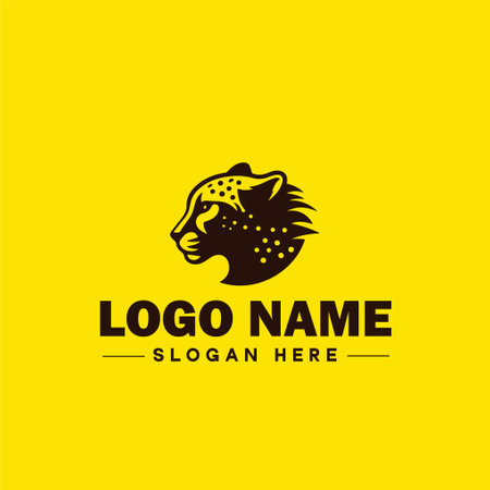 leopard logo template vector icon illustration design element - vector eps10のイラスト素材
