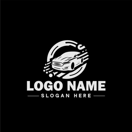 Car logo template. Automotive logo design. Car logo template.のイラスト素材