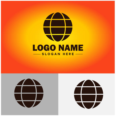 Globe Logo Design Template,Vector Illustration,EPS10のイラスト素材