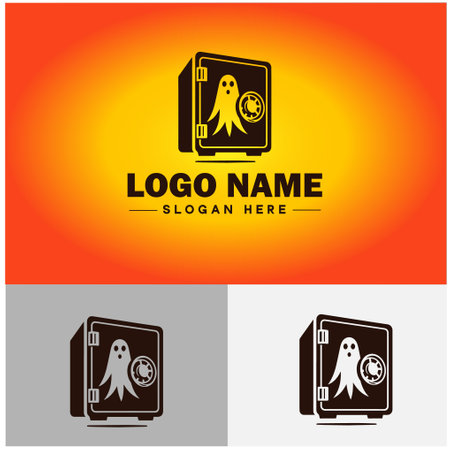 Lock icon logo safety security protection vector for business brand icon lock logo templateのイラスト素材