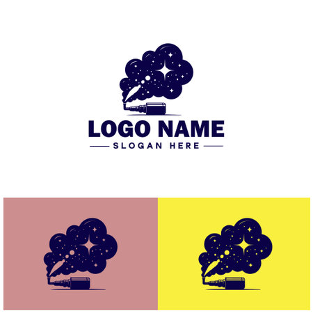 Cloud logo icon vector art graphics for business brand app icon sky cloud logo templateのイラスト素材