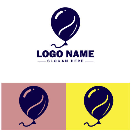 Balloon logo icon vector for business brand app icon party celebration logo balloon templateのイラスト素材