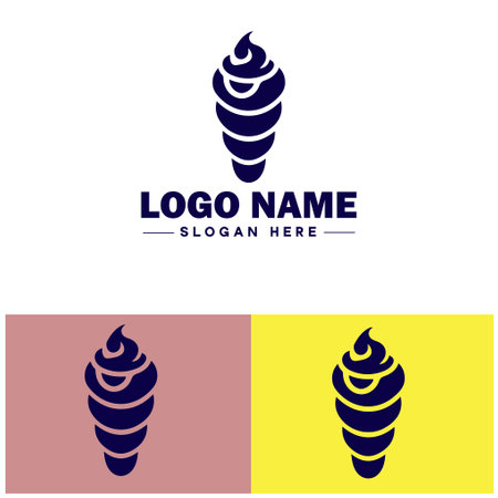 hot dog icon Frankfurter Wiener Sausage flat logo sign symbol editable vectorのイラスト素材