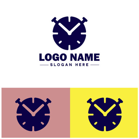 stopwatch icon Timer Chronometer Stopwatch timer flat logo sign symbol editable vectorのイラスト素材