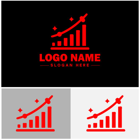 line graph icon Line chart Line plot Line diagram flat logo sign symbol editable vectorのイラスト素材