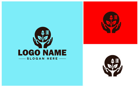 Sustainable energy icon Renewable energy Clean energy Green energy flat logo sign symbol editable vectorのイラスト素材