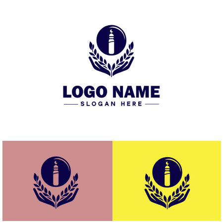 alternative medicine icon Holistic medicine Complementary medicine flat logo sign symbol editable vectorのイラスト素材