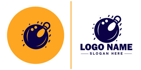 bowling ball icon balls ninepins trophy cups team sports club tournaments sign symbol vector logoのイラスト素材