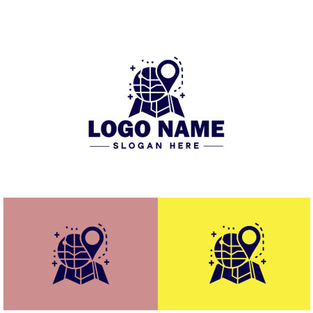 Map icon travel logo location sign symbol vector logoのイラスト素材
