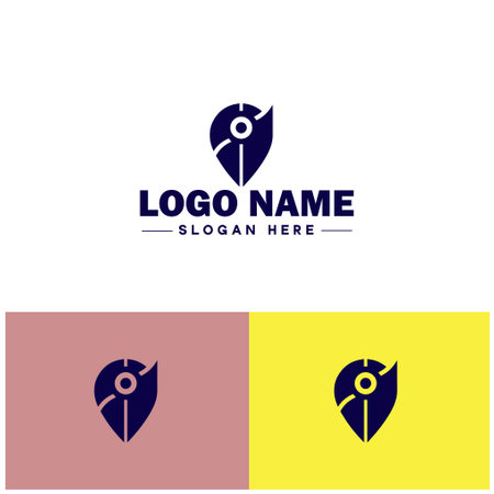 Map icon travel logo location sign symbol vector logoのイラスト素材