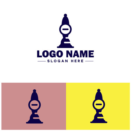 Chess pieces logo icon Board game club team tournament match symbols vector logoのイラスト素材