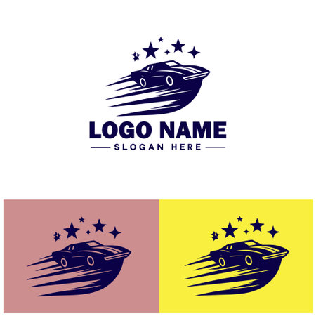 Car icon automotive Maintenance Auto shop sports vehicle logo icon editable vector silhouette logoのイラスト素材