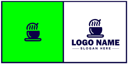 Deli icon Delicatessen Delicatessen shop Gourmet food store flat logo sign symbol editable vectorのイラスト素材