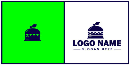 Deli icon Delicatessen Delicatessen shop Gourmet food store flat logo sign symbol editable vectorのイラスト素材