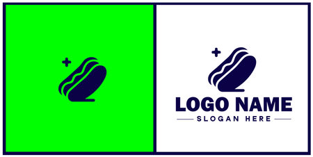 Deli icon Delicatessen Delicatessen shop Gourmet food store flat logo sign symbol editable vectorのイラスト素材