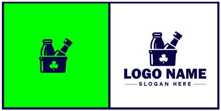 Deli icon Delicatessen Delicatessen shop Gourmet food store flat logo sign symbol editable vectorのイラスト素材