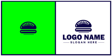 Deli icon Delicatessen Delicatessen shop Gourmet food store flat logo sign symbol editable vectorのイラスト素材