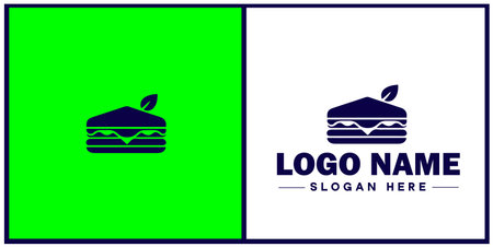 Deli icon Delicatessen Delicatessen shop Gourmet food store flat logo sign symbol editable vectorのイラスト素材