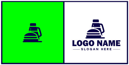 Deli icon Delicatessen Delicatessen shop Gourmet food store flat logo sign symbol editable vectorのイラスト素材