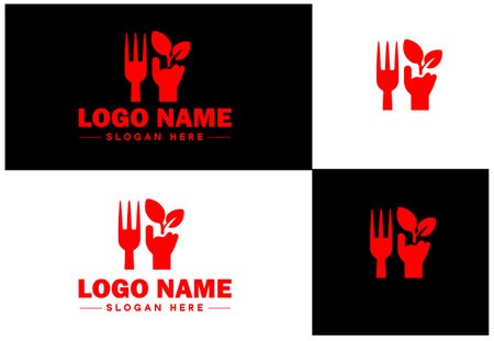 Dietician icon Nutritionist Nutritional therapist Dietary consultant flat logo sign symbol editable vectorのイラスト素材