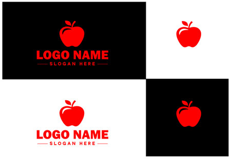 Dietician icon Nutritionist Nutritional therapist Dietary consultant flat logo sign symbol editable vectorのイラスト素材