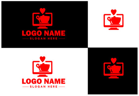 Dietician icon Nutritionist Nutritional therapist Dietary consultant flat logo sign symbol editable vectorのイラスト素材