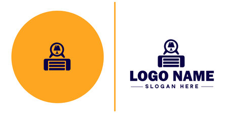 Furniture rental icon Furniture leasing Furniture hire Furniture borrowing flat logo sign symbol editable vectorのイラスト素材