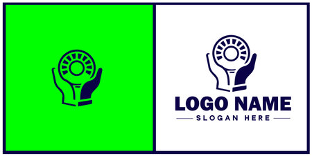 Gambling establishment icon Casino Gaming house Gaming establishment flat logo sign symbol editable vectorのイラスト素材