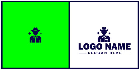 Gambling establishment icon Casino Gaming house Gaming establishment flat logo sign symbol editable vectorのイラスト素材